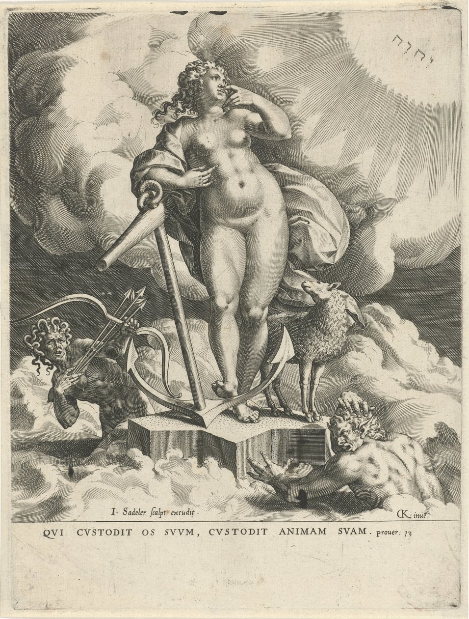Allegorie der Hoffnung von Johann Sadeler (I)