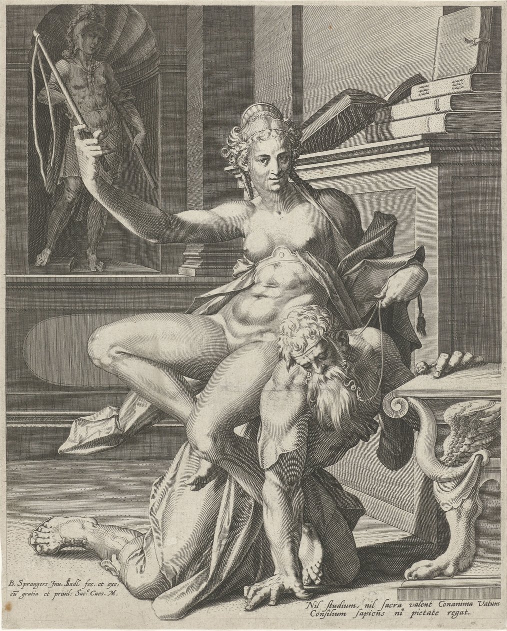 Aristoteles und Phyllis von Johann Sadeler (I)