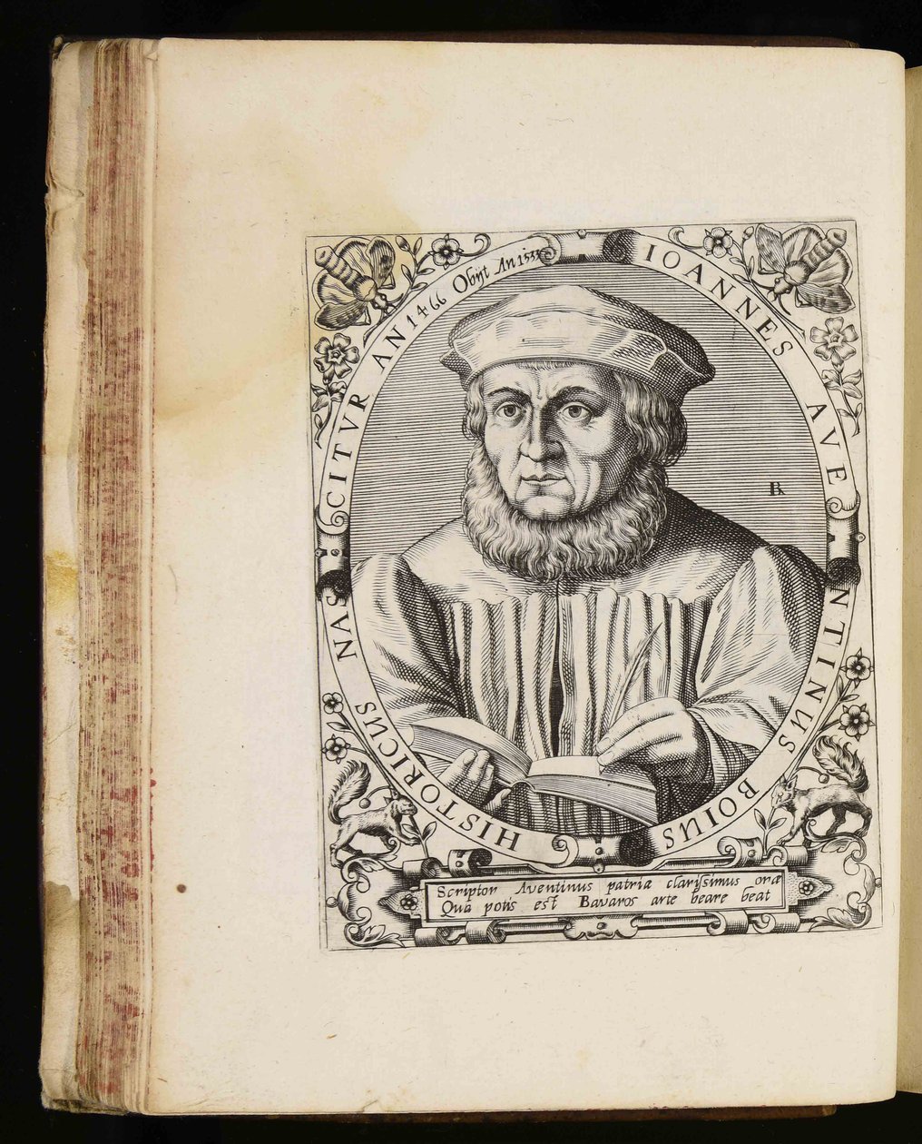 Johannes Aventinus Historiker von Johann Theodor de Bry