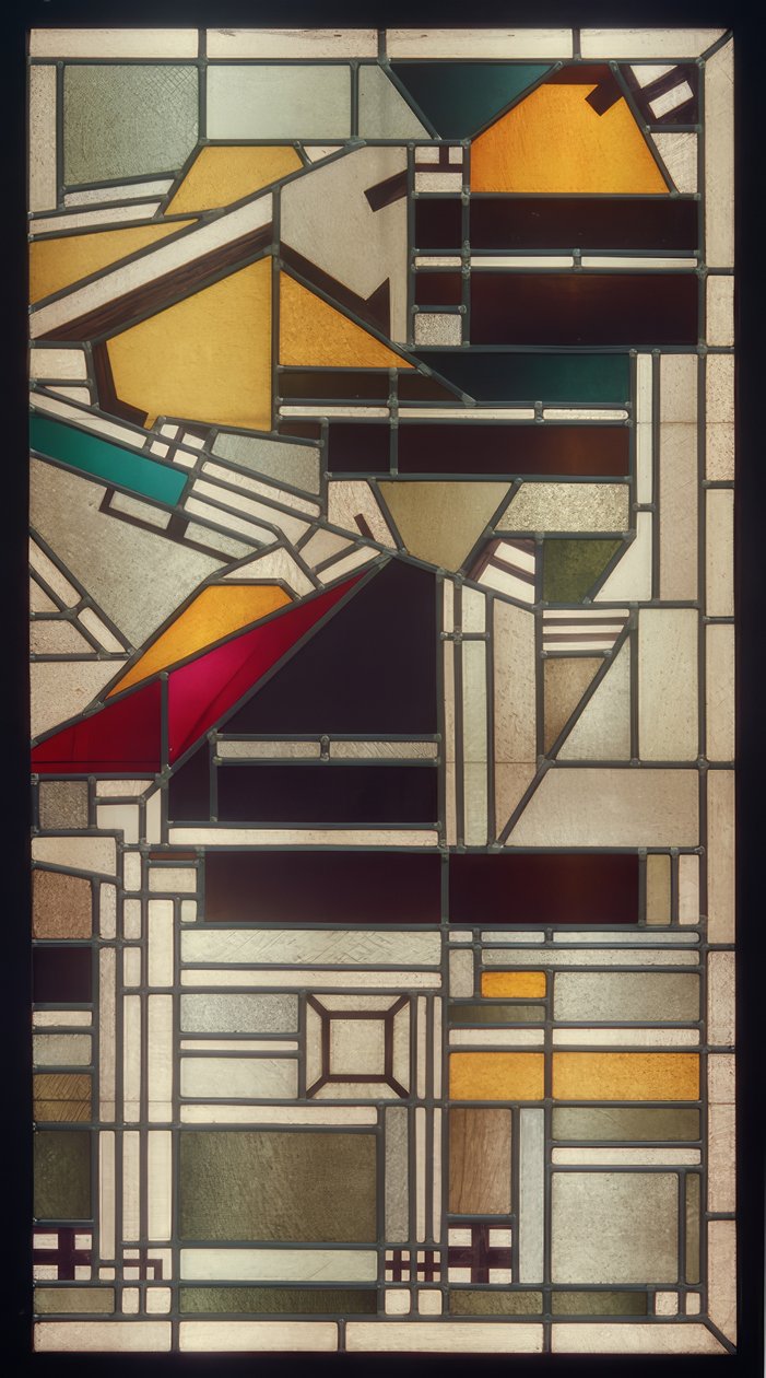 Glasfensterentwurf von Johan Thorn Prikker