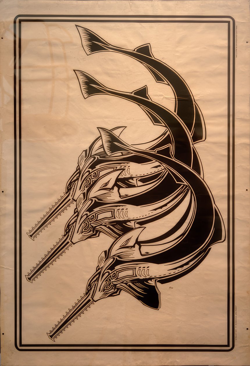 Sägefische von Johan Thorn Prikker