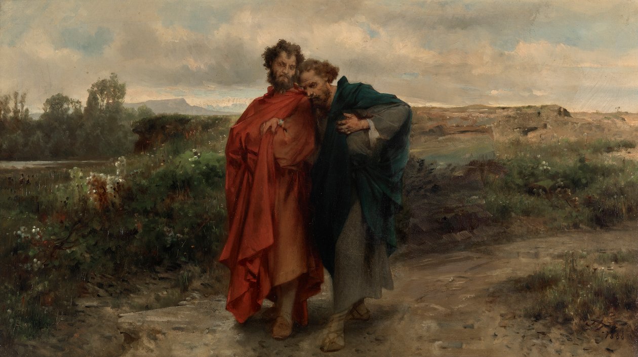 Weg nach Emmaus von Johann  Till der Jüngere