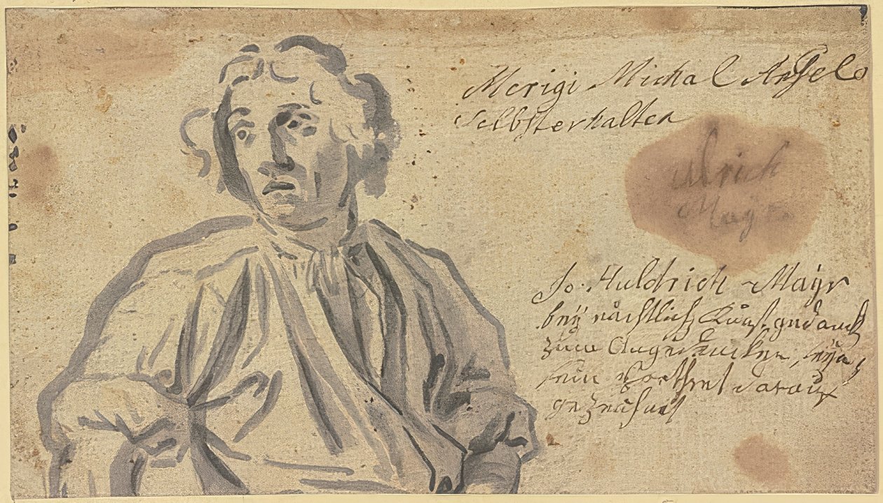 Selbstbildnis von Johann Ulrich Mayr