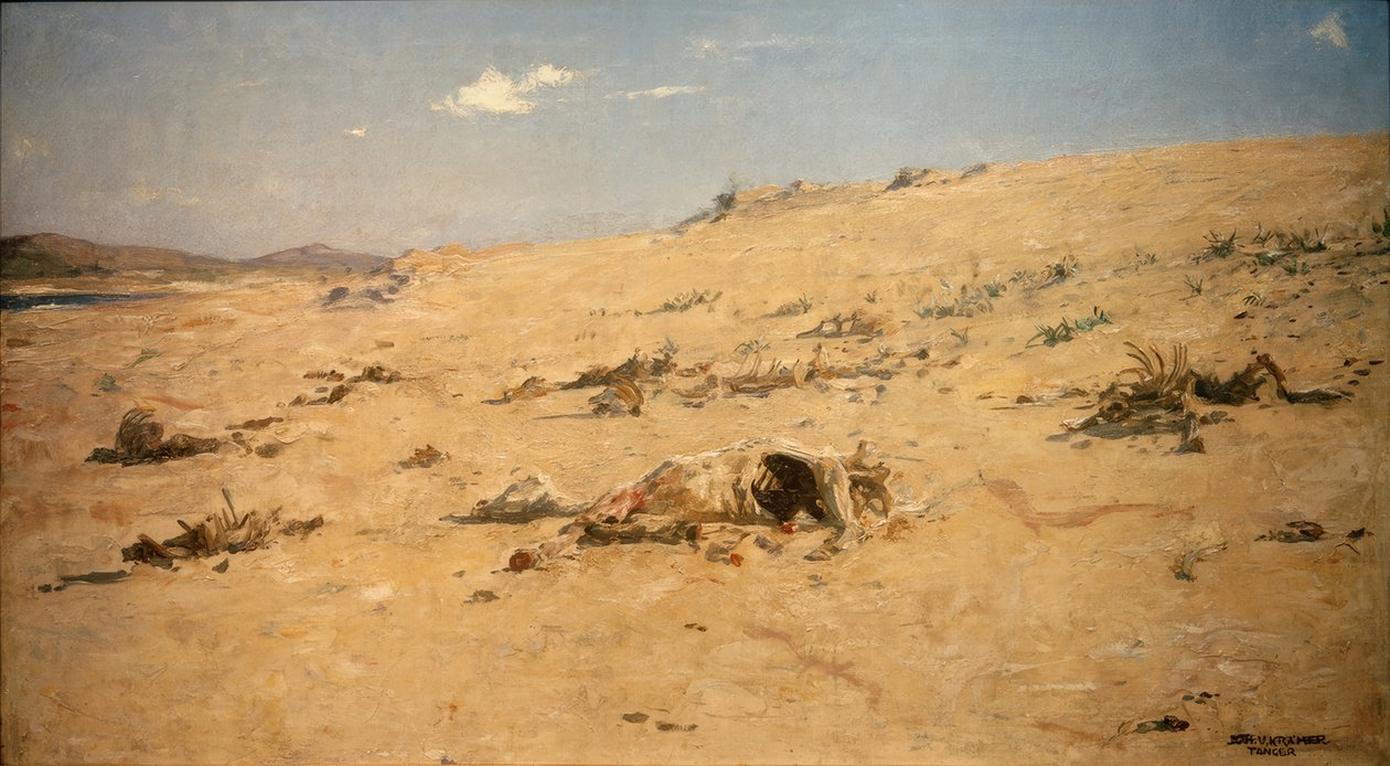 Motiv aus Tanger von Johann Victor Krämer