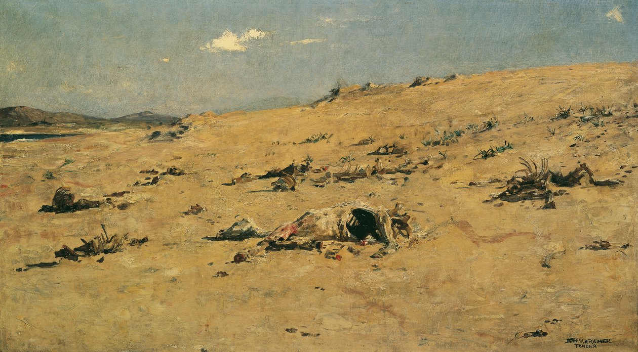 Motiv aus Tanger von Johann Victor Krämer