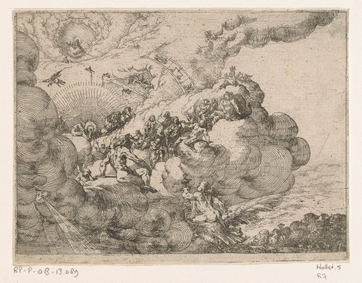 Luft Vier Elemente (Serientitel) von Johann Wilhelm Baur