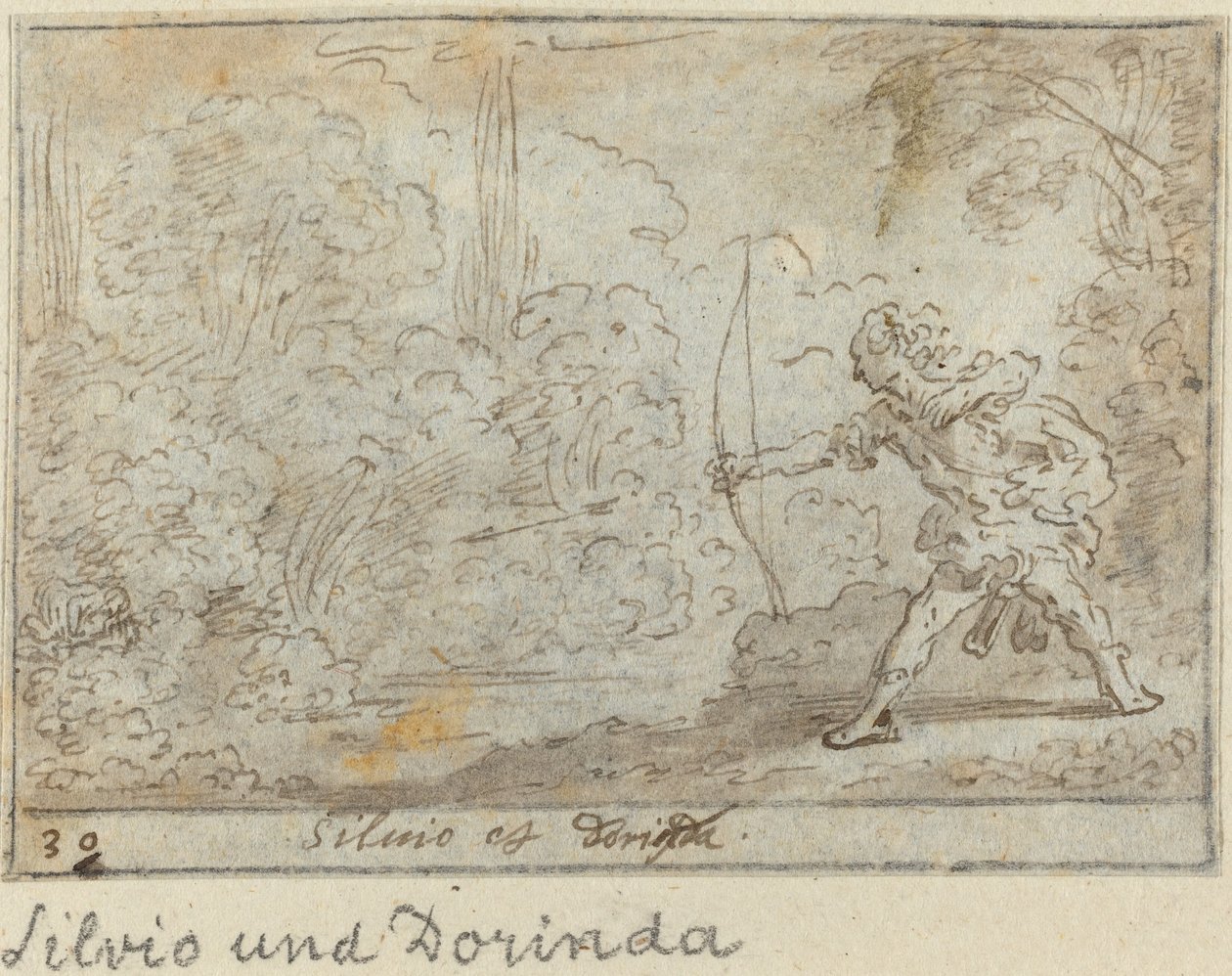 Silvio und Dorinda von Johann Wilhelm Baur