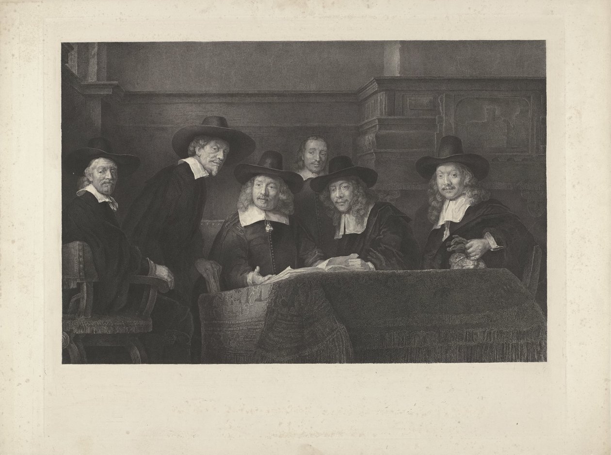 Die Vorsteher der Tuchmacherzunft von Johann Wilhelm Kaiser (I)