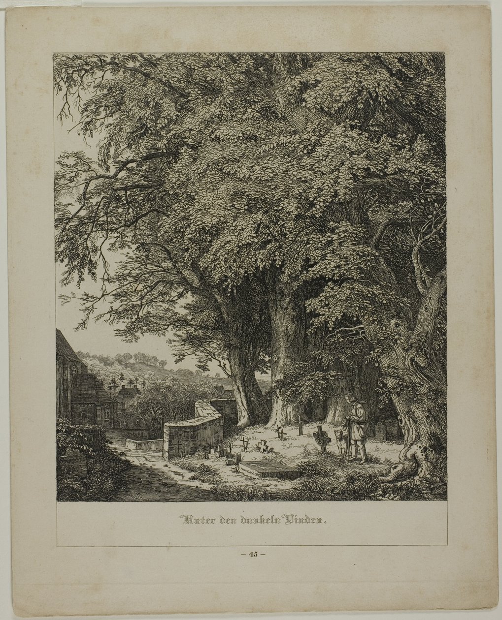 Unter dem schattigen Lindenbaum von Johann Wilhelm Schirmer
