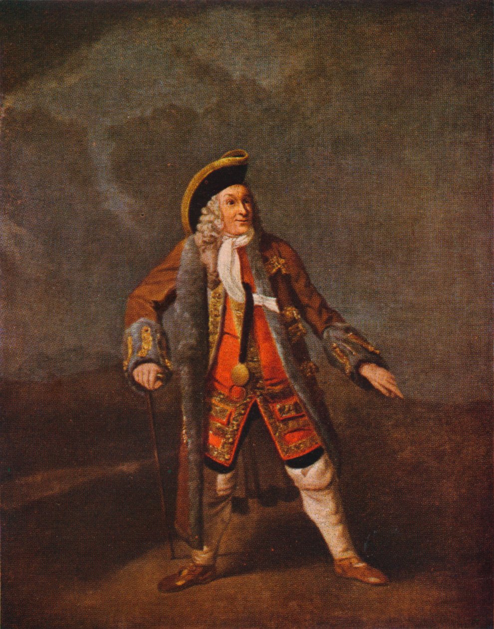 Garrick als Lord Chalkstone, um 1740 von Johan Joseph Zoffany