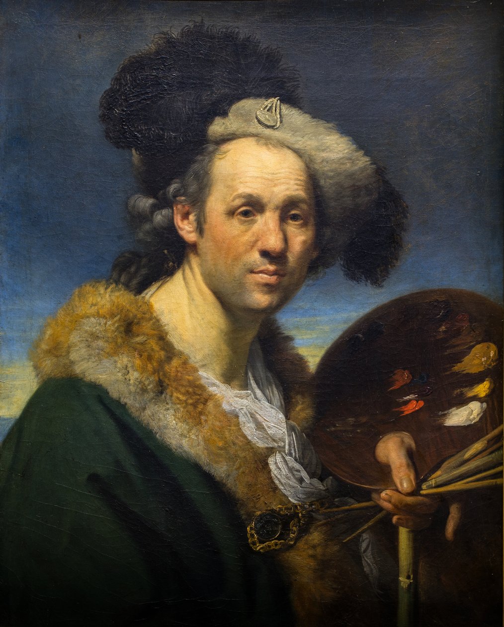 Selbstporträt mit Palette von Johann Zoffany