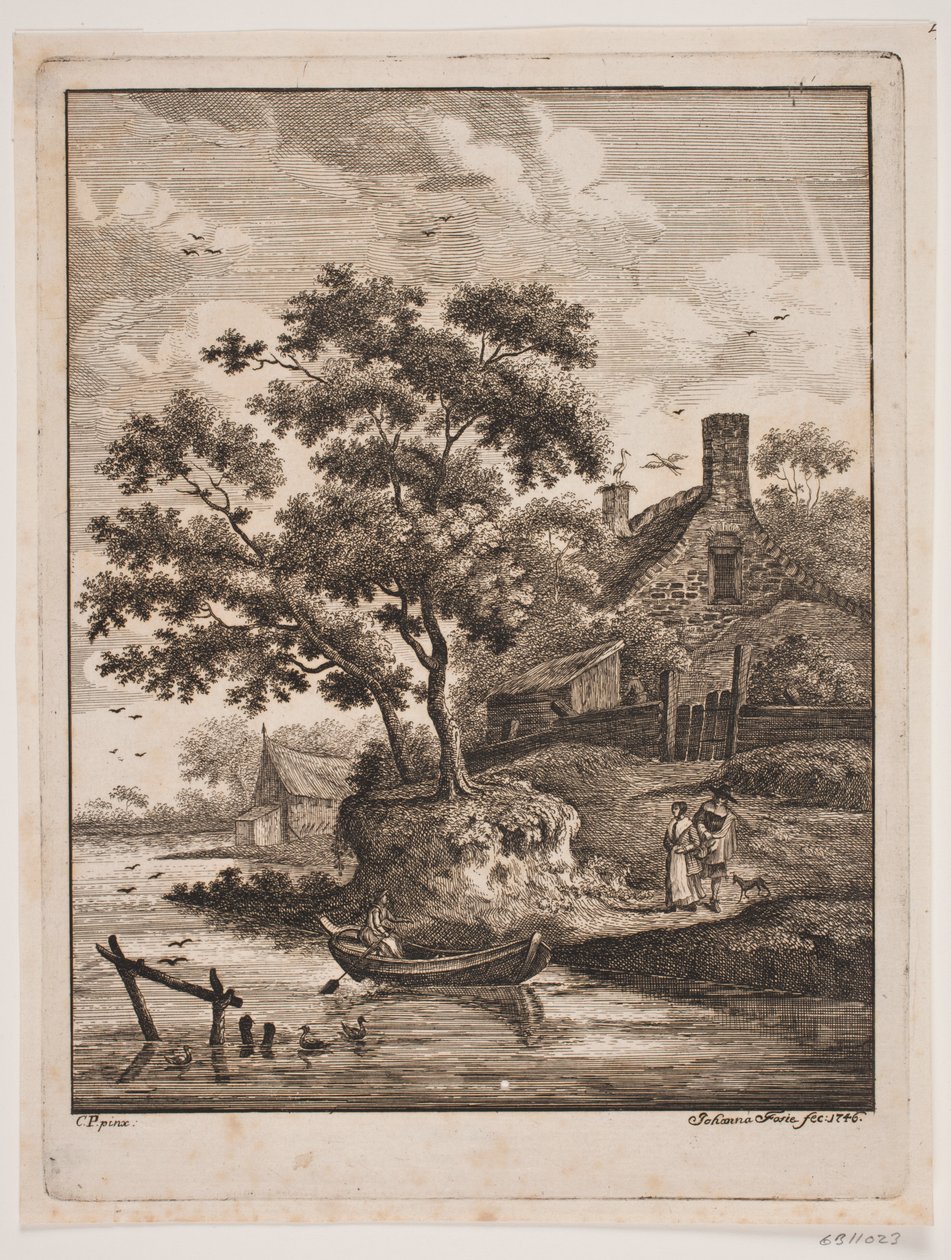 Flusslandschaft von Johanna Fosie