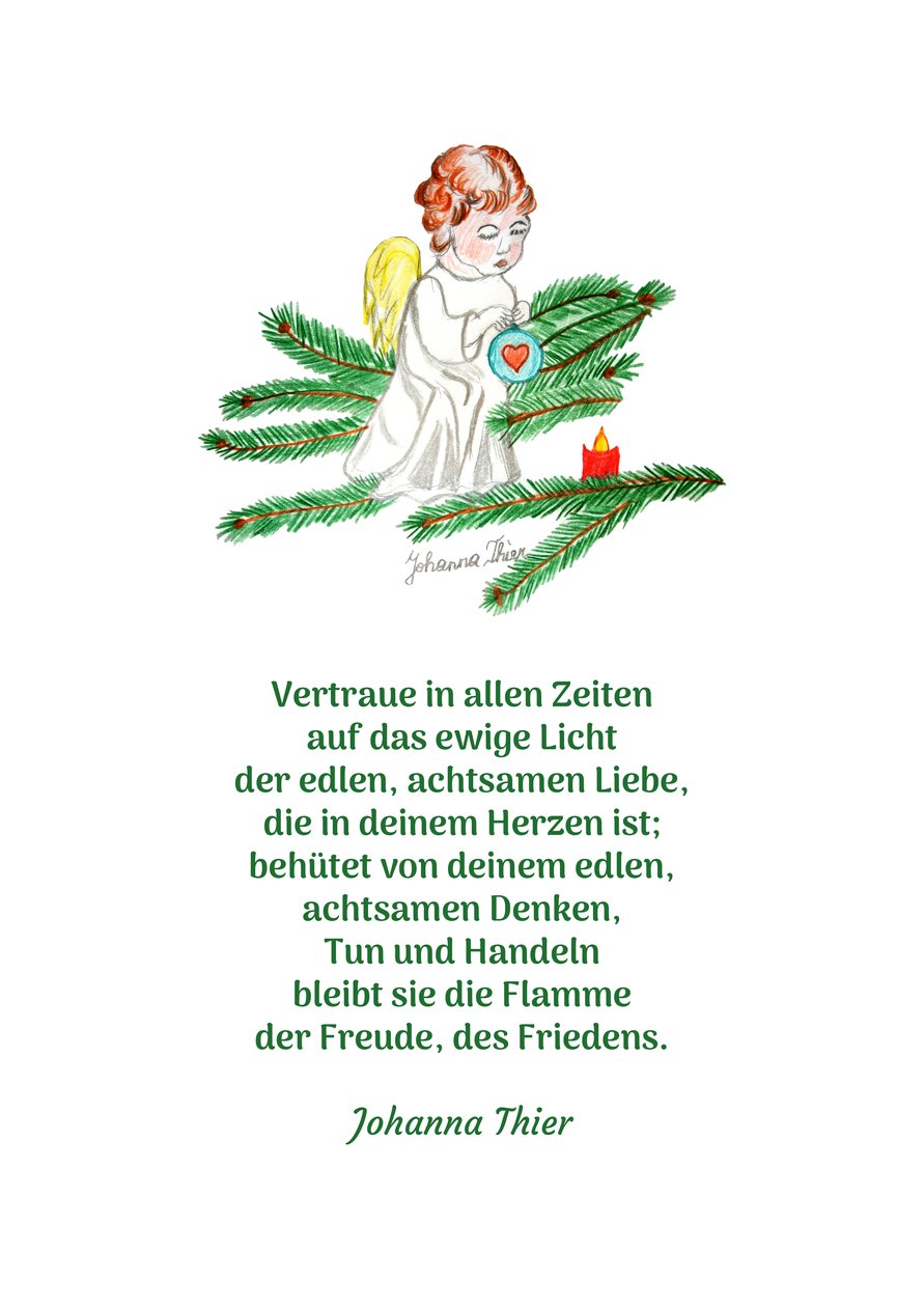 Beschützendes Engerl von Johanna Thier