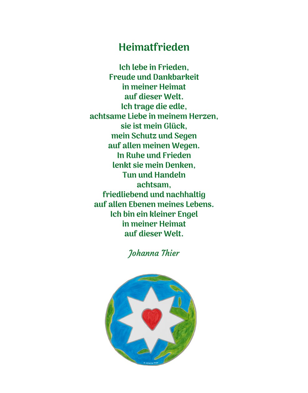Heimatfrieden von Johanna Thier