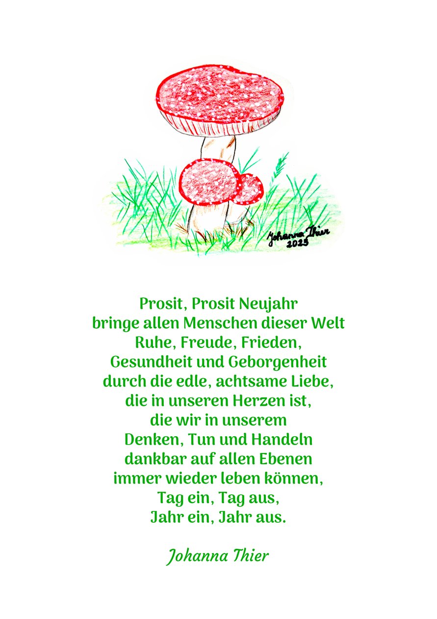 Prosit Neujahr (Version 2) von Johanna Thier