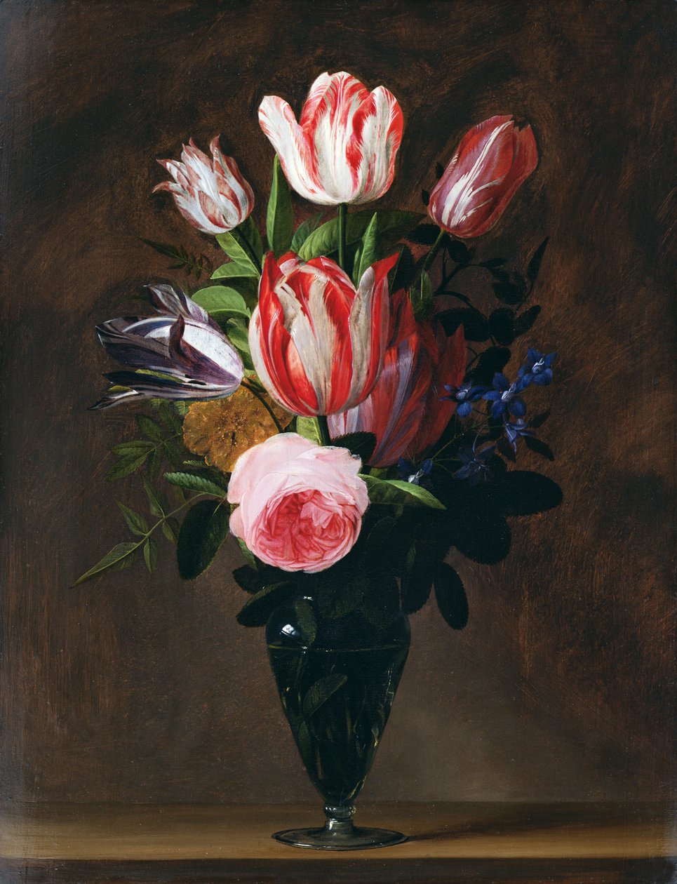Blumen in einer Vase von Johannes Antonius van der Baren