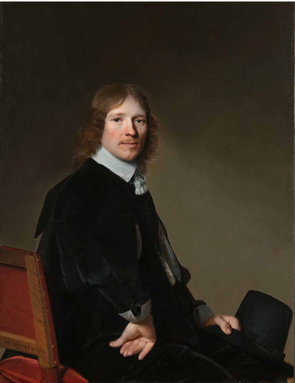 Porträt von Eduard Wallis (1621-1684) von Johannes Cornelisz. Verspronck