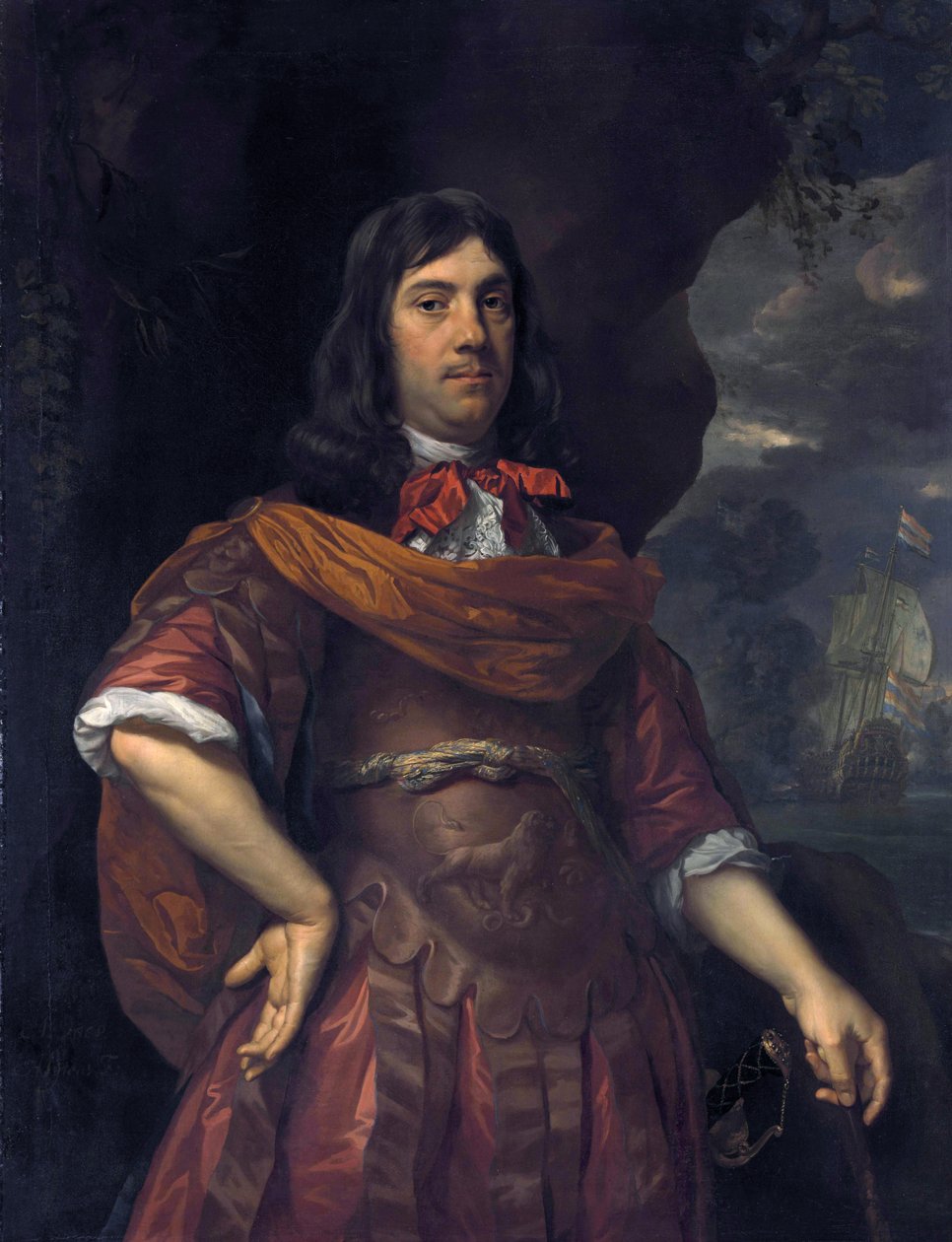 Porträt von Cornelis Tromp (1629-1691) von Johannes Mytens