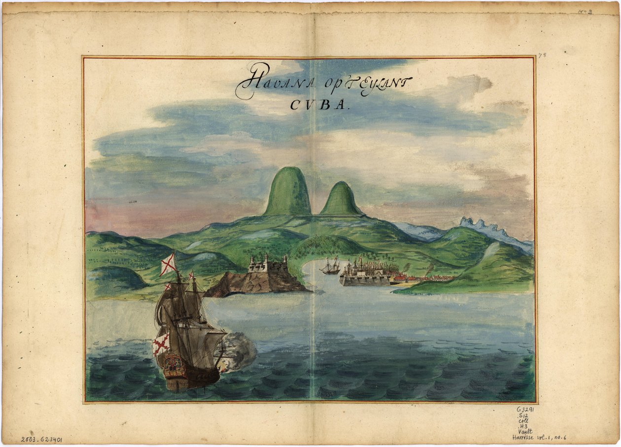 Havanna auf der Insel Kuba von Johannes Vingboons