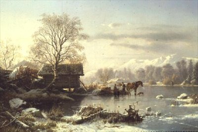 Der gefrorene See von Johannes Bartolomaus Duntze