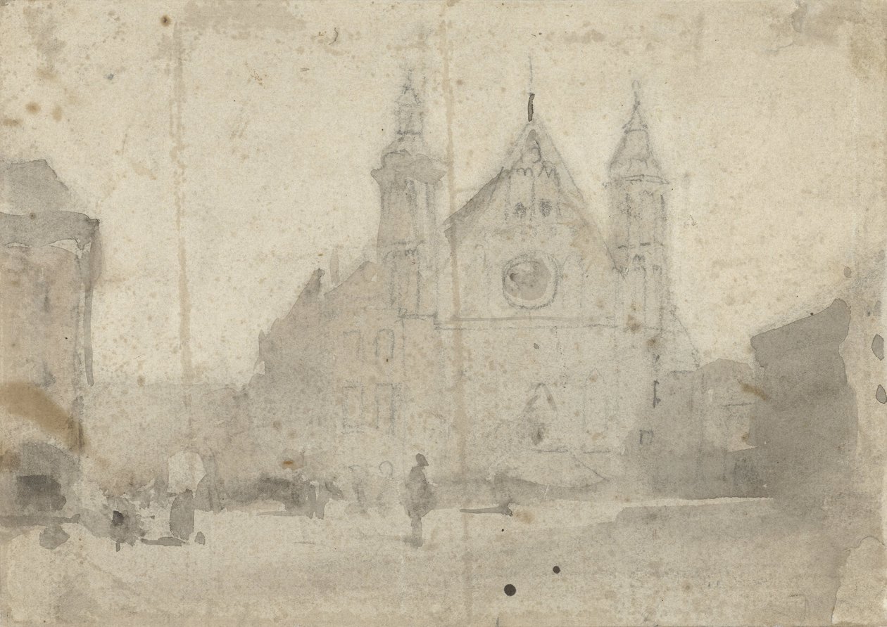 Ansicht des Rittersaals am Binnenhof von Johannes Bosboom
