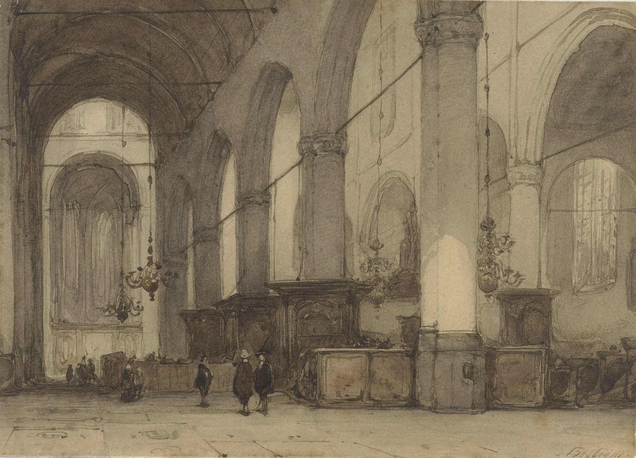 Kircheninneres von Johannes Bosboom