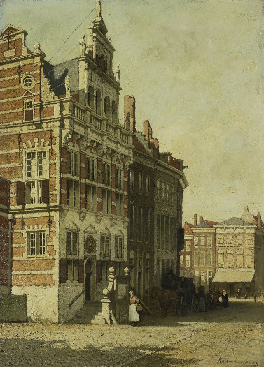 Das Rathaus, Den Haag von Johannes Christiaan Karel Klinkenberg