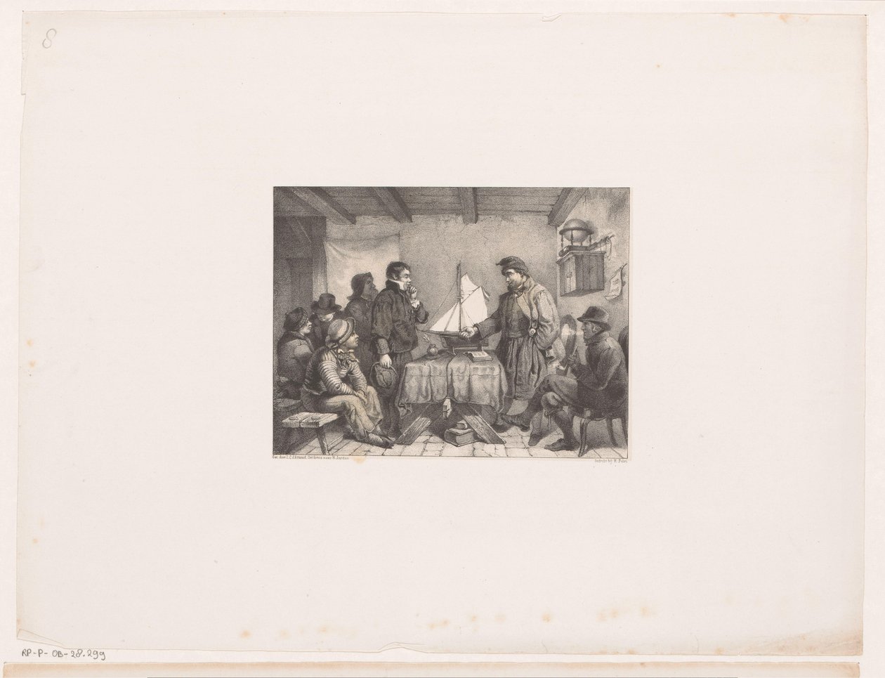 Bezahlung der Schiffsjungen von Johannes Christiaan d