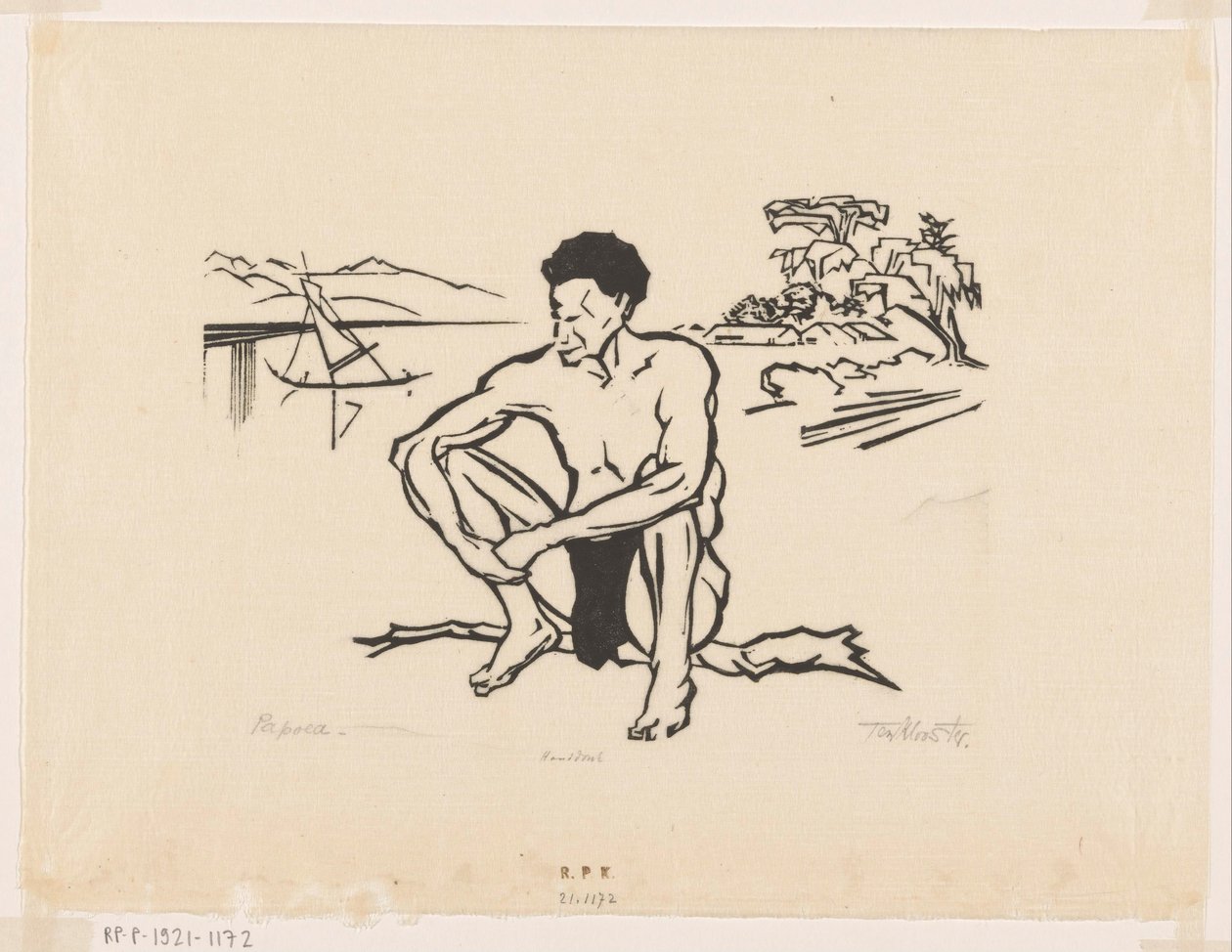 Papua von Johannes Frederik Engelbert ten Klooster (signed by artist)