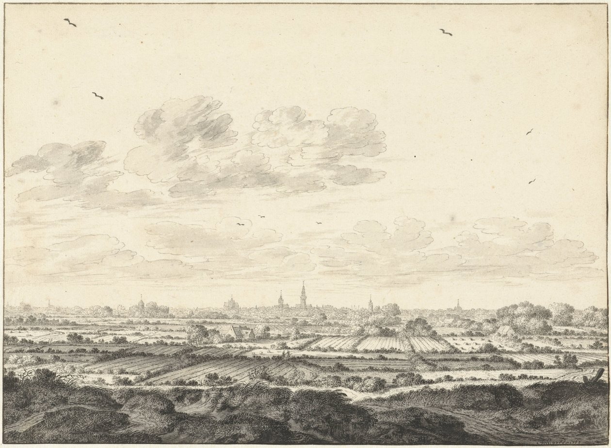 Ansicht von Middelburg von Johannes Goedaert
