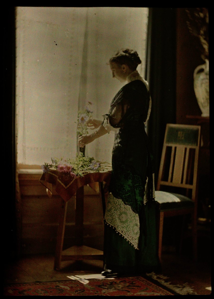 Frau am Fenster von Johannes Hendrikus Antonius Maria Lutz