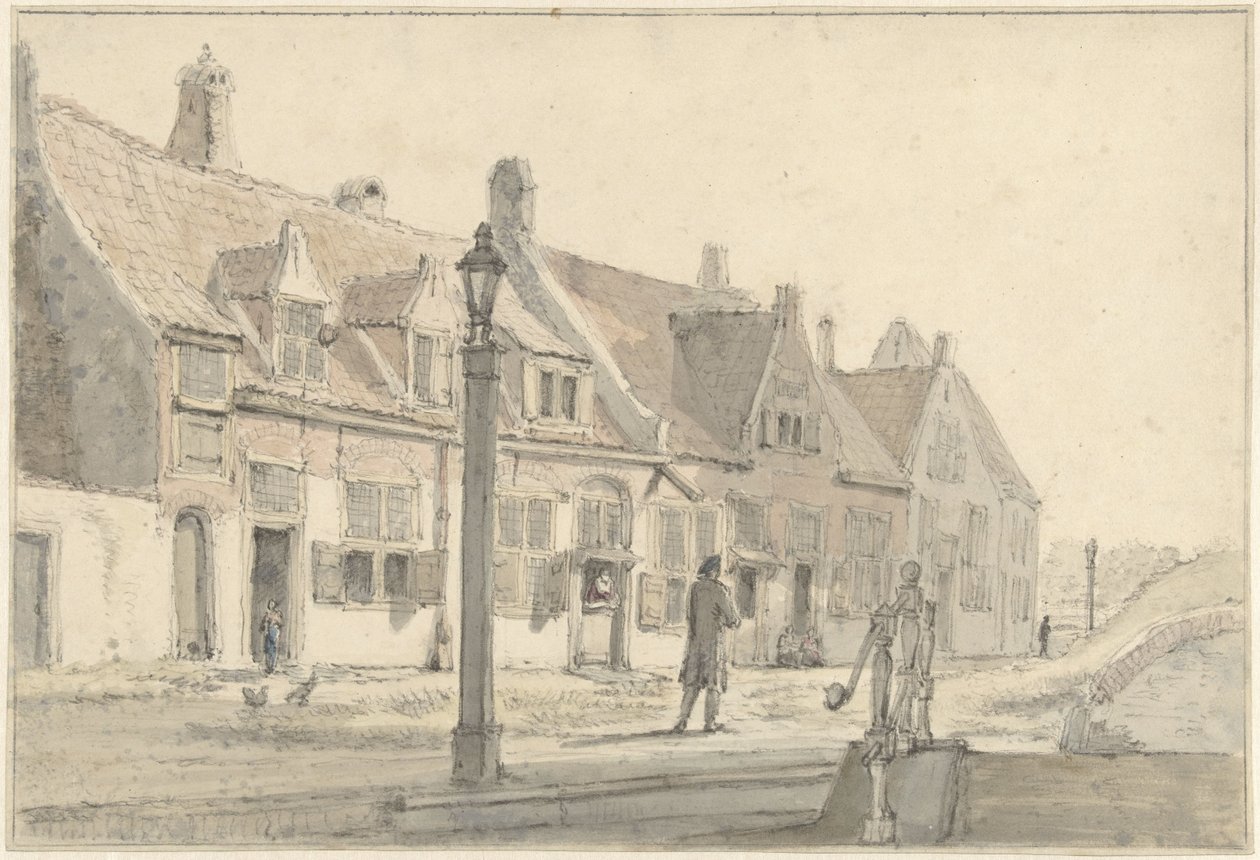 Bei der Koepoort in Delft von Johannes Jelgerhuis
