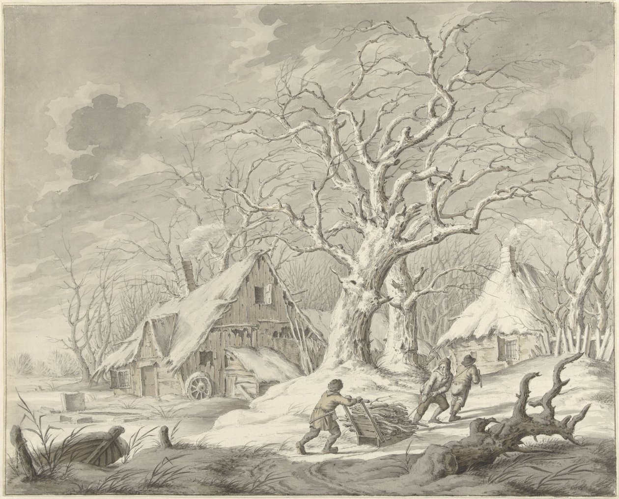 Winterlandschaft von Johannes Jelgerhuis