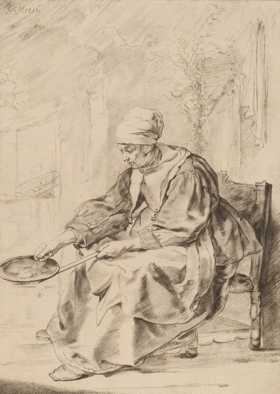 Pfannkuchenfrau von Johannes Kornlein