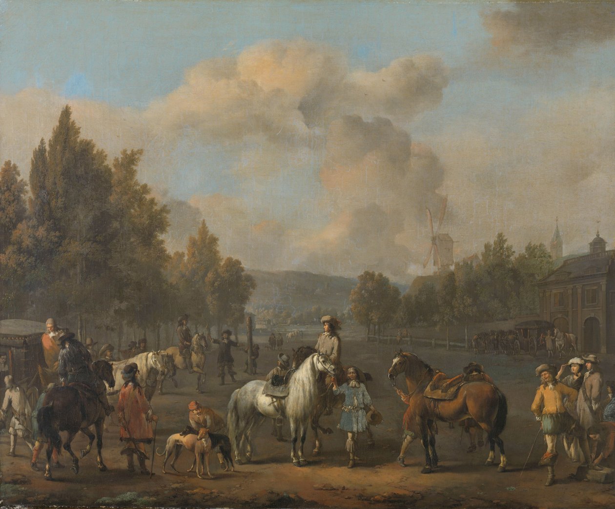 Die Reitschule von Johannes Lingelbach