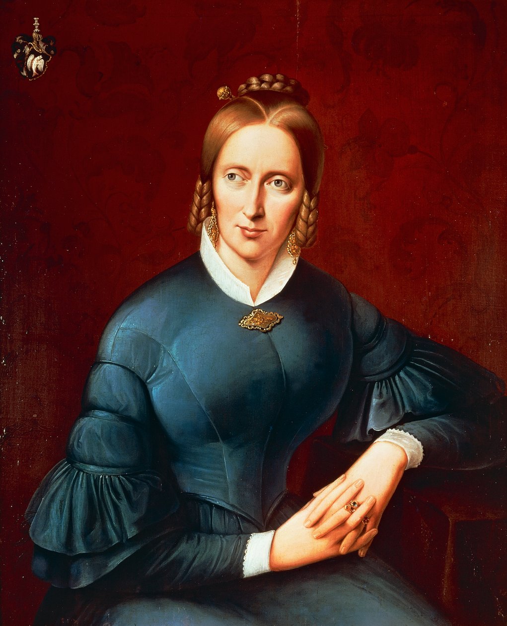 Porträt von Annette von Droste-Hülshoff von Johannes Sprick