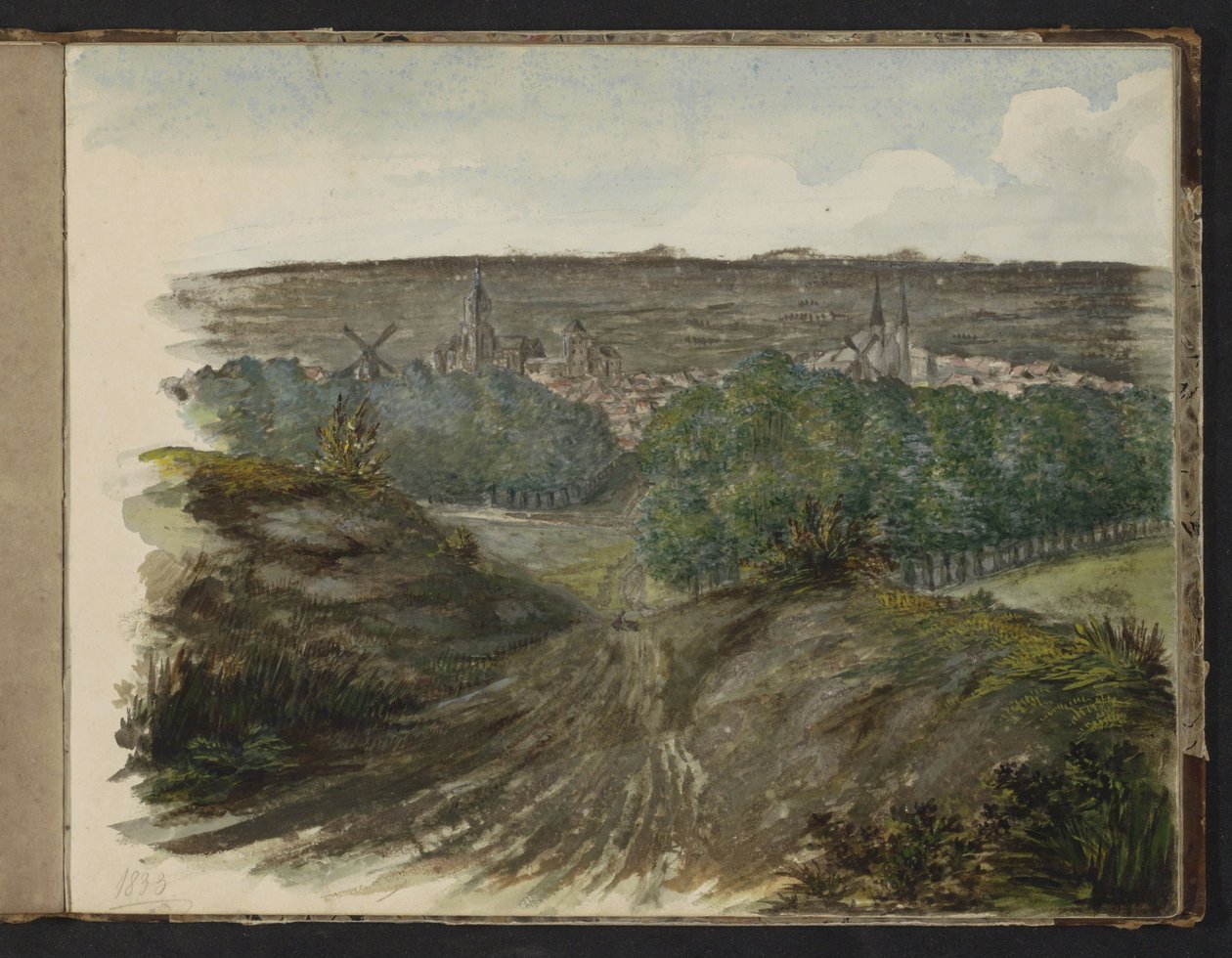 Ansicht von Kleve von Johannes Tavenraat