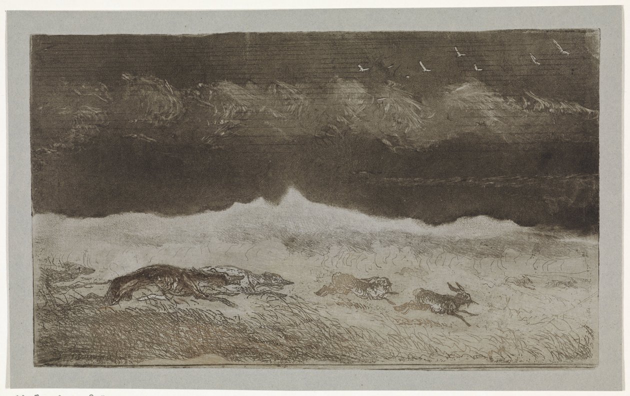 Hasenjagd von Johannes Tavenraat