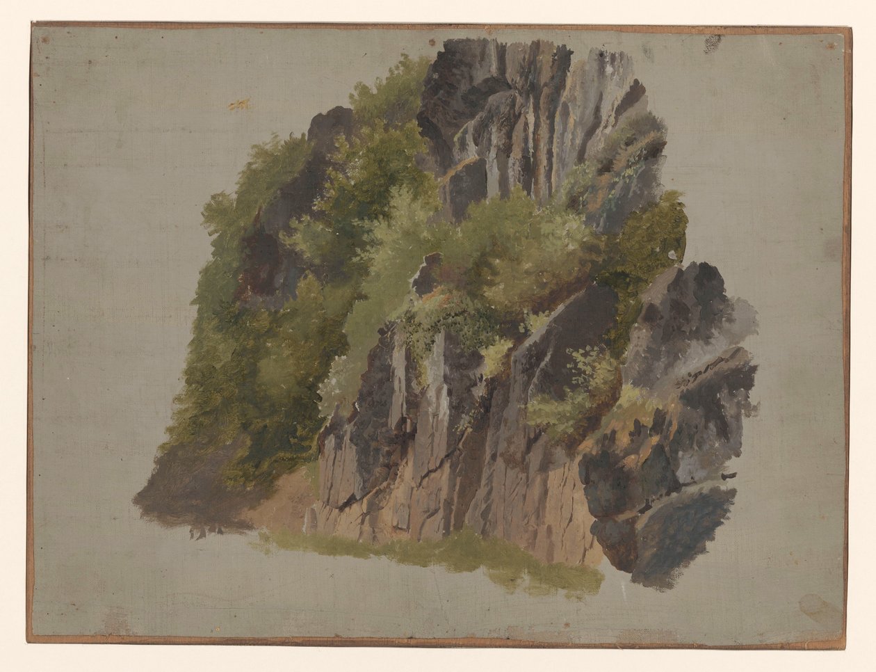 Felsen und Vegetation von Johannes Tavenraat