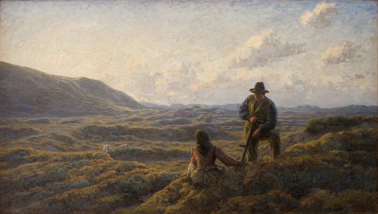 Idylle auf der Heide von Johannes Wilhjelm