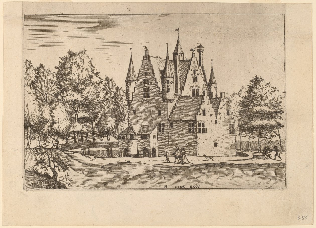 Schloss von Johannes van Doetechum, the Elder and Lucas