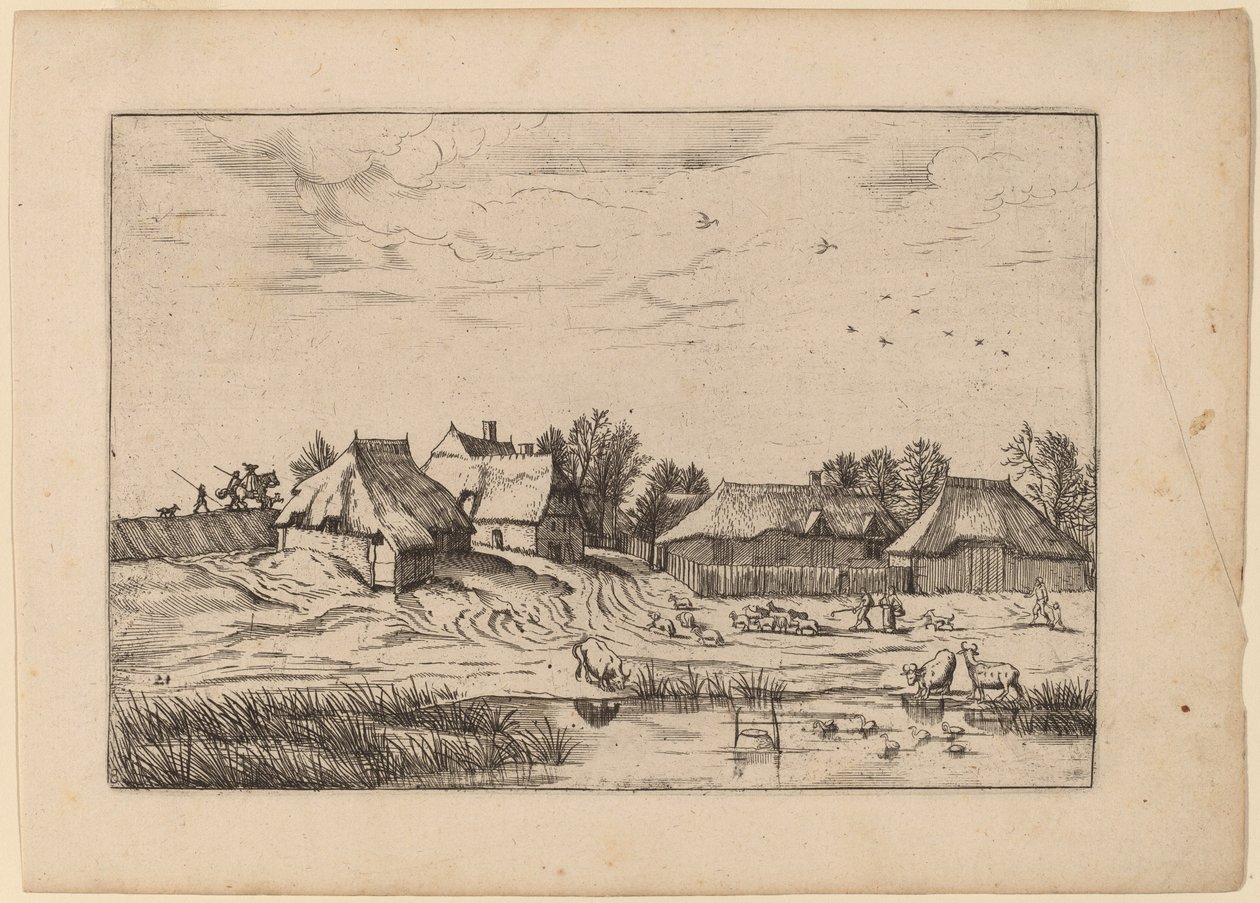 Bauernhöfe von Johannes van Doetechum, the Elder and Lucas