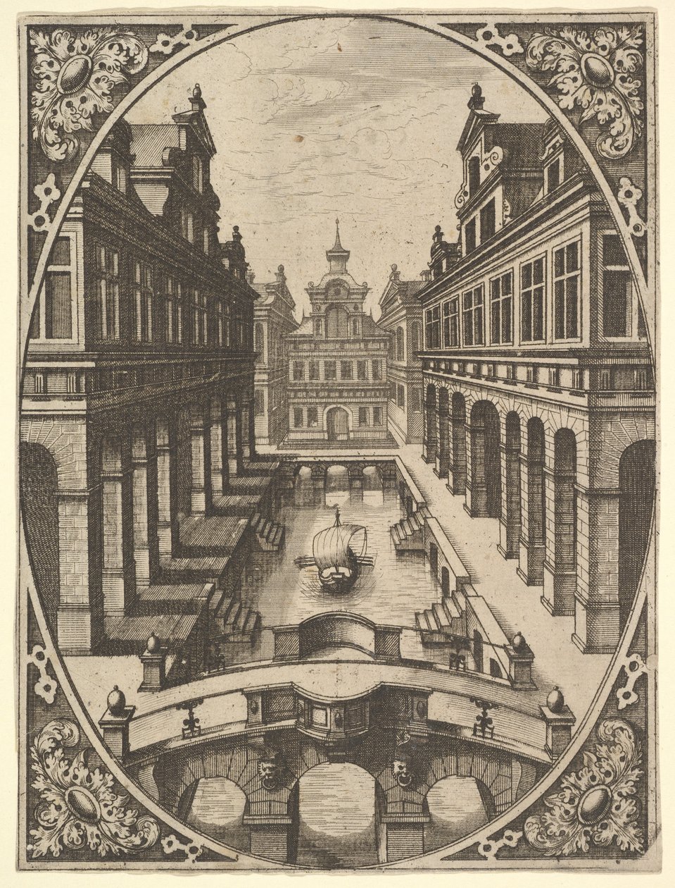 Tafel aus Scenographiae..., ca. 1560 von Johannes van Doetecum I