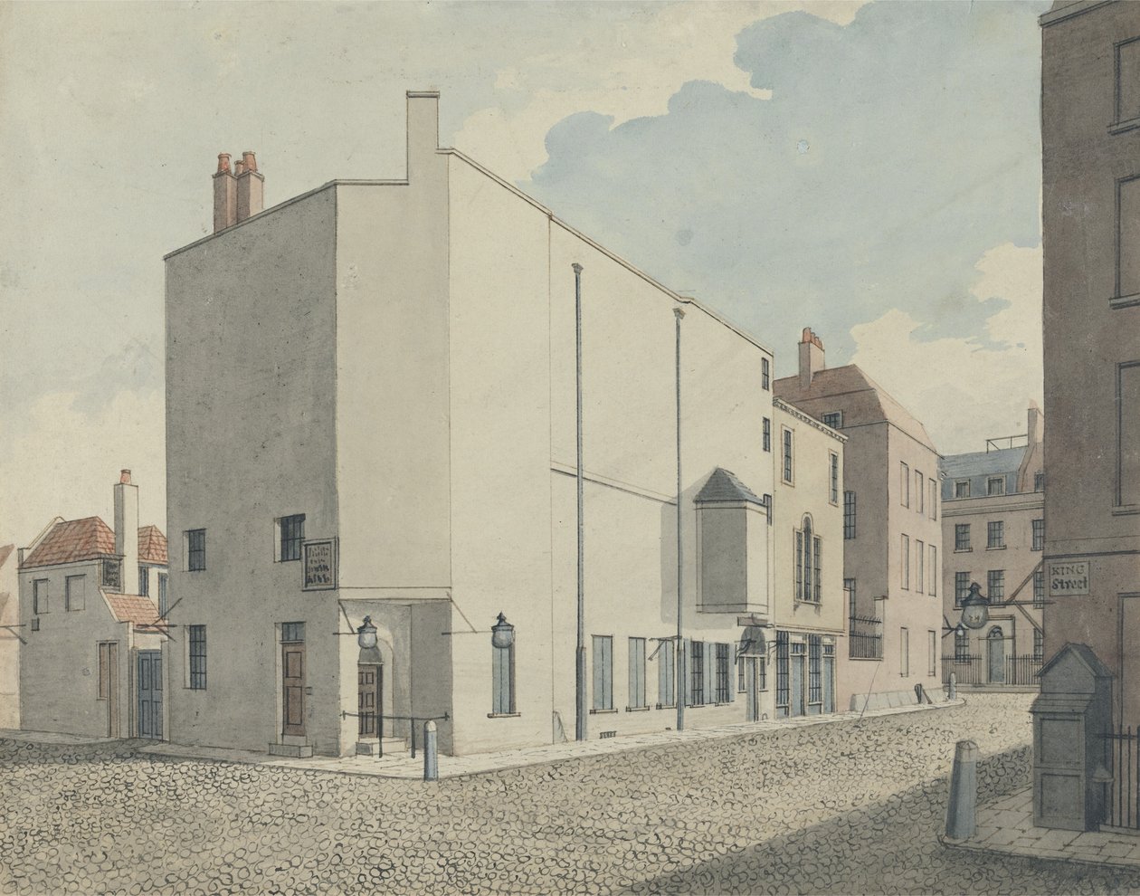 Entwurf für die Argyll Concert Rooms, Regent Street, London, um 1819-20 von John Nash