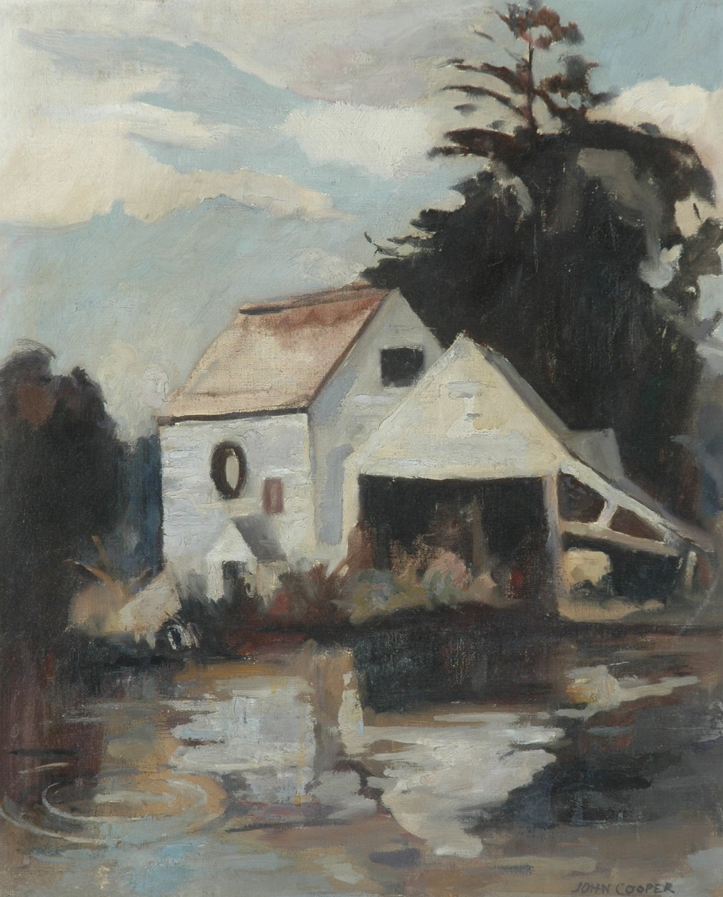 Der Mühlenteich von John Albert Cooper