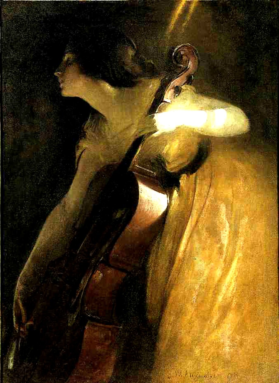Der Cellist, 1898 von John Alexander