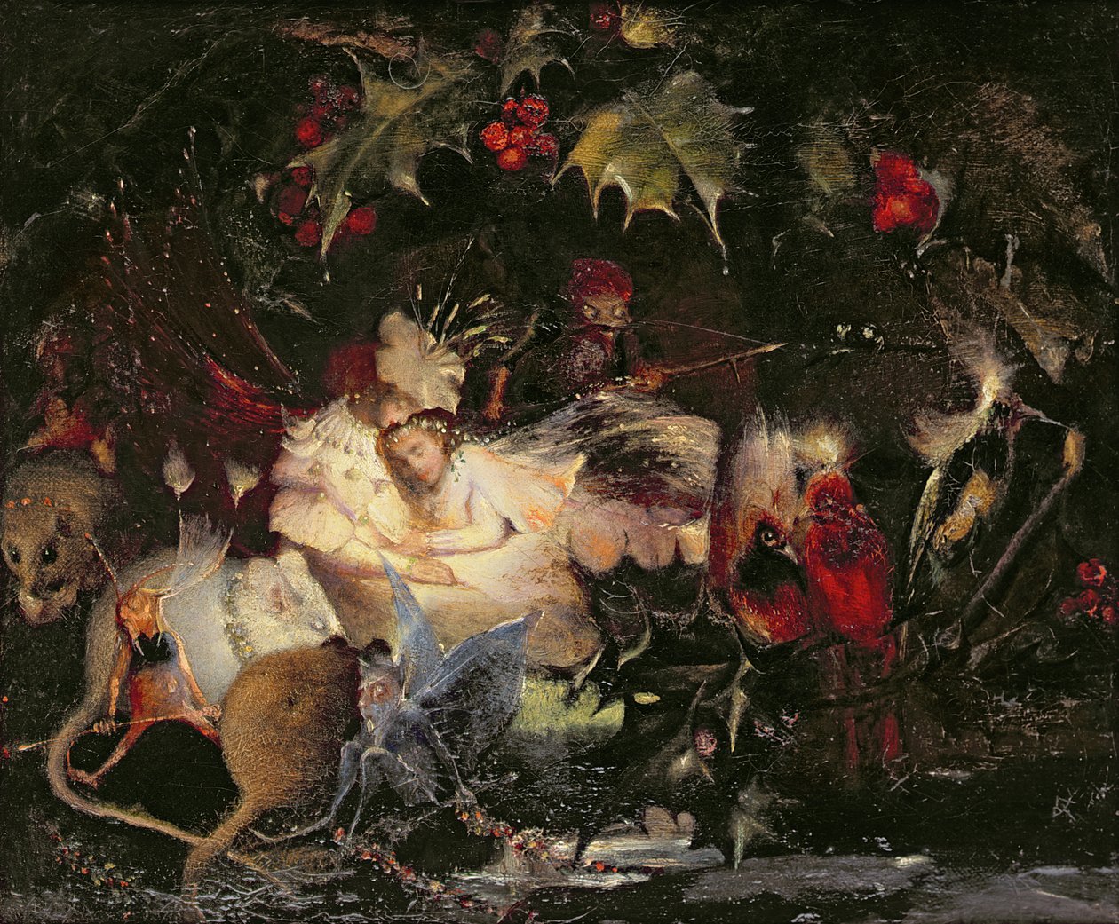 Der Feenlaube von John Anster Fitzgerald