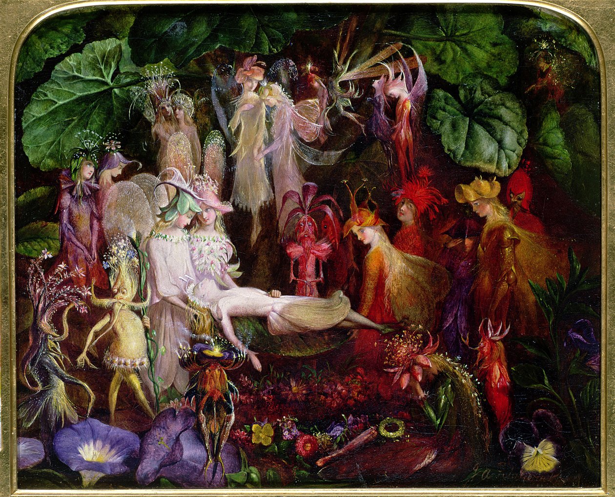Das Begräbnis der Fee von John Anster Fitzgerald