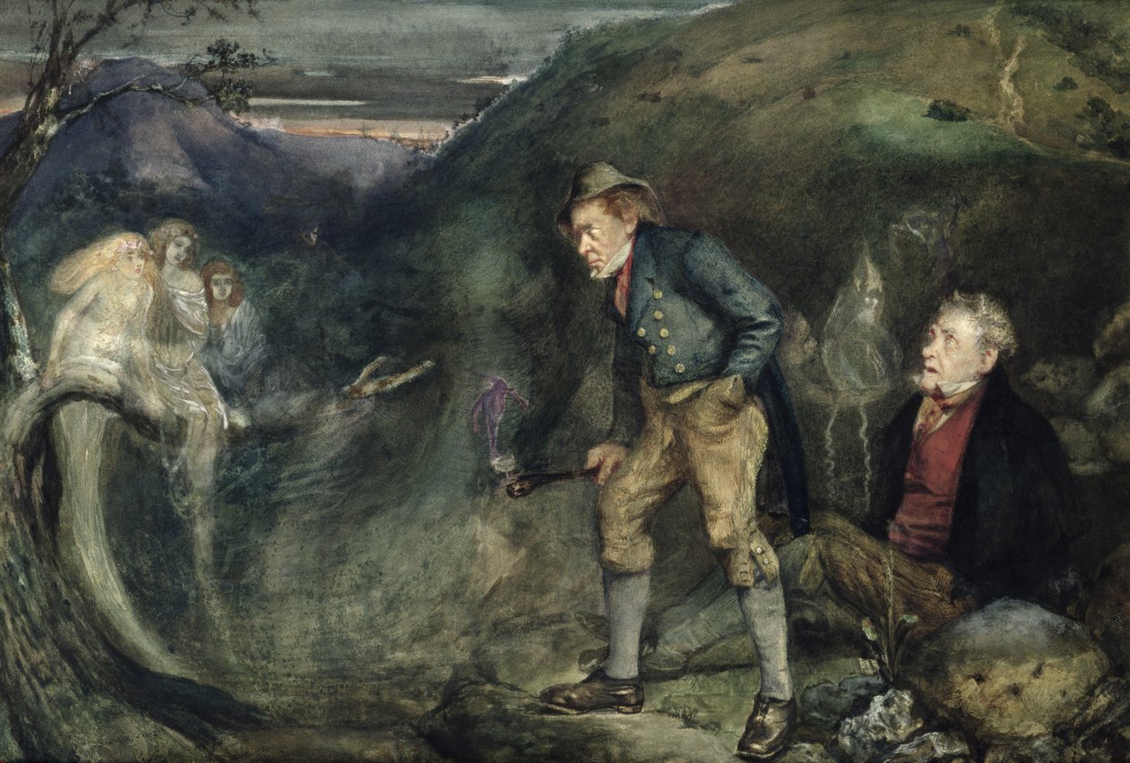Die Totenwache von John Anster Fitzgerald