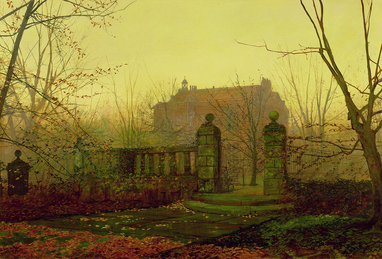 Herbstmorgen von John Atkinson Grimshaw